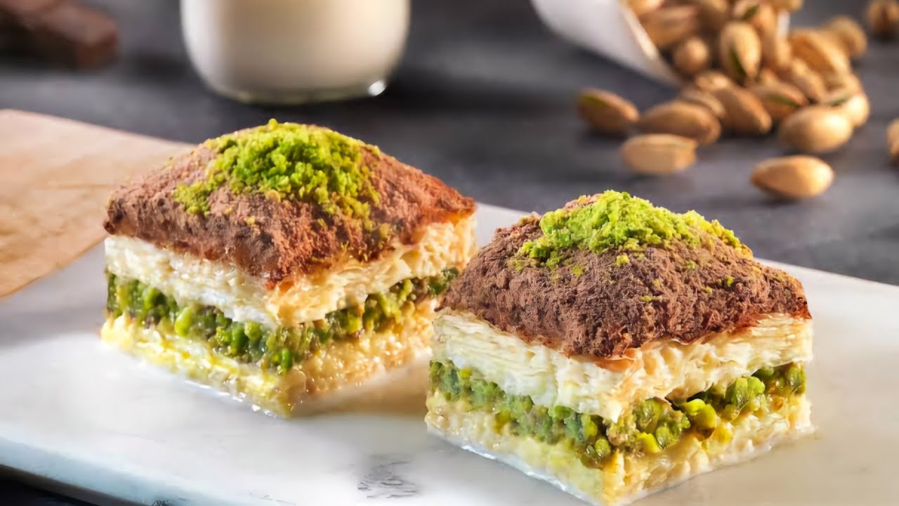 بقلاوة بالحليب أشهر الحلويات التركية 😍 شيف عمر