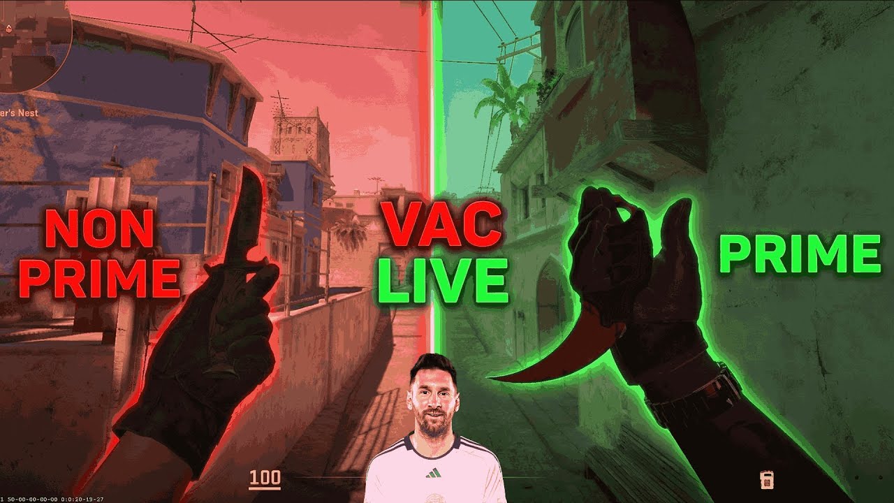 Prime vs Non Prime CS2 VAC LIVE