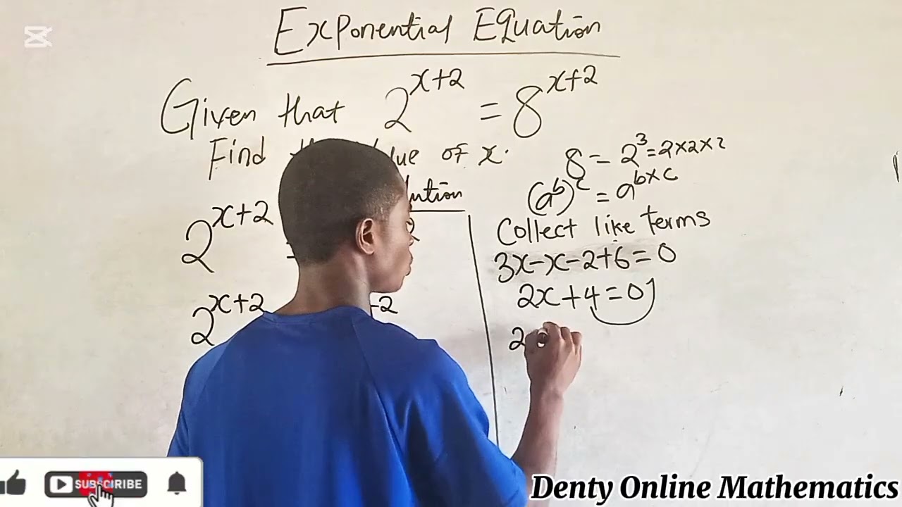 Exponential Equation | Part 1|