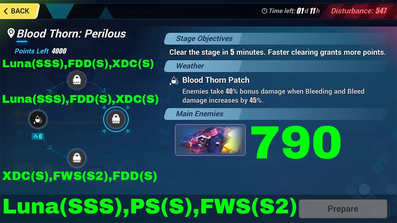 Honkai Impact 3 Exalted: Nirvana Superstring Dimension Full Run [Cruising Tribunal] (3/9/2026)