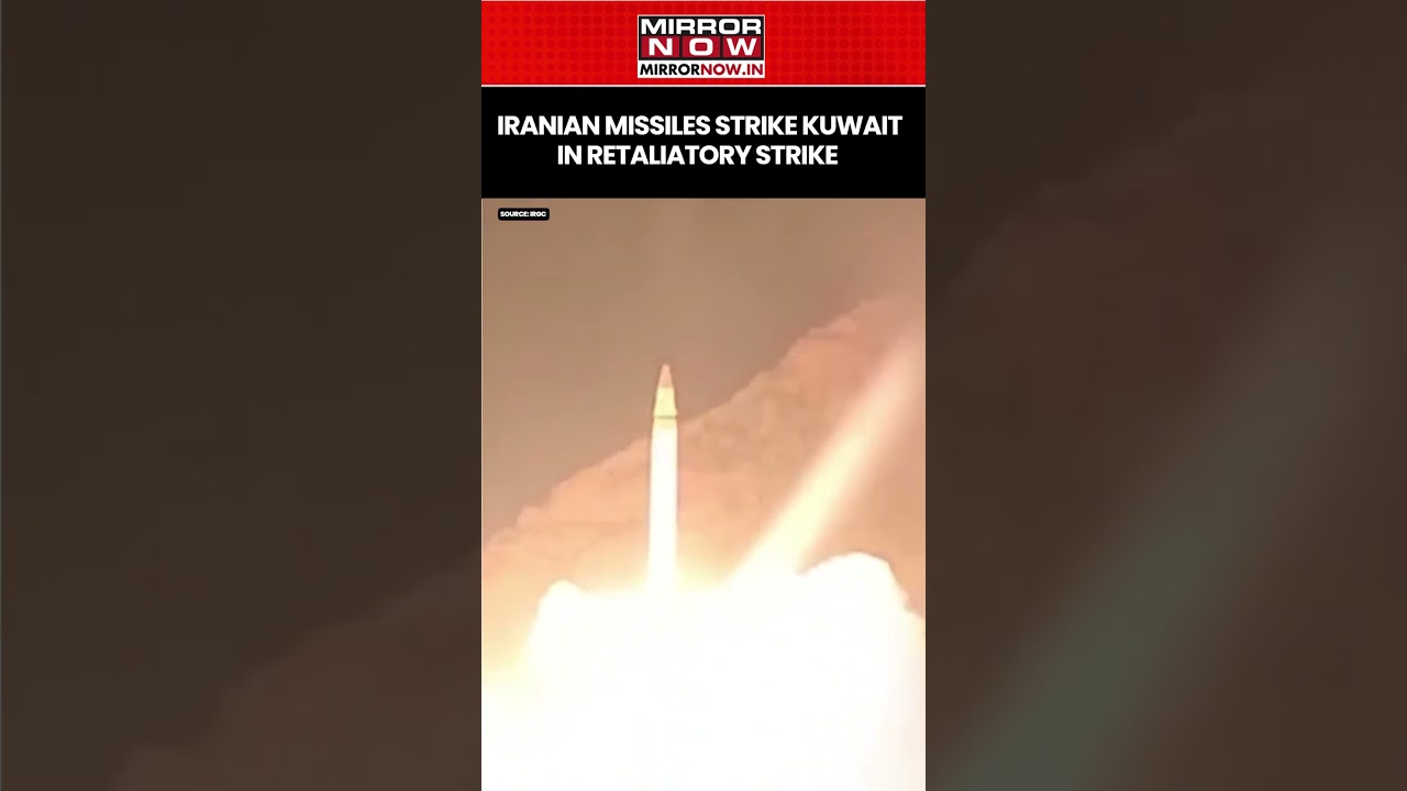 Iranian Missiles Strike Fleet Base In Kuwait In Retaliation For US Strikes In Hormuz #shorts