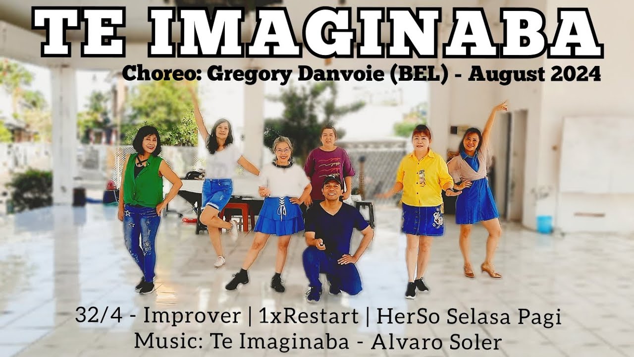 Te Imaginaba Line Dance | Improver | Gregory Danvoie - @Gregory.danvoie (BEL)