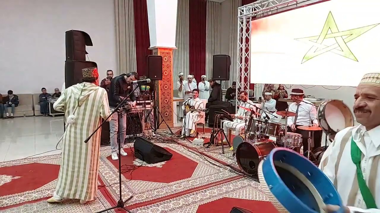 مجموعة الحاج أعراب أتيكي خلال حفل رأس السنة الأمازيغية 2973 المنظم من طرف جمعية تمونت للثقافة.