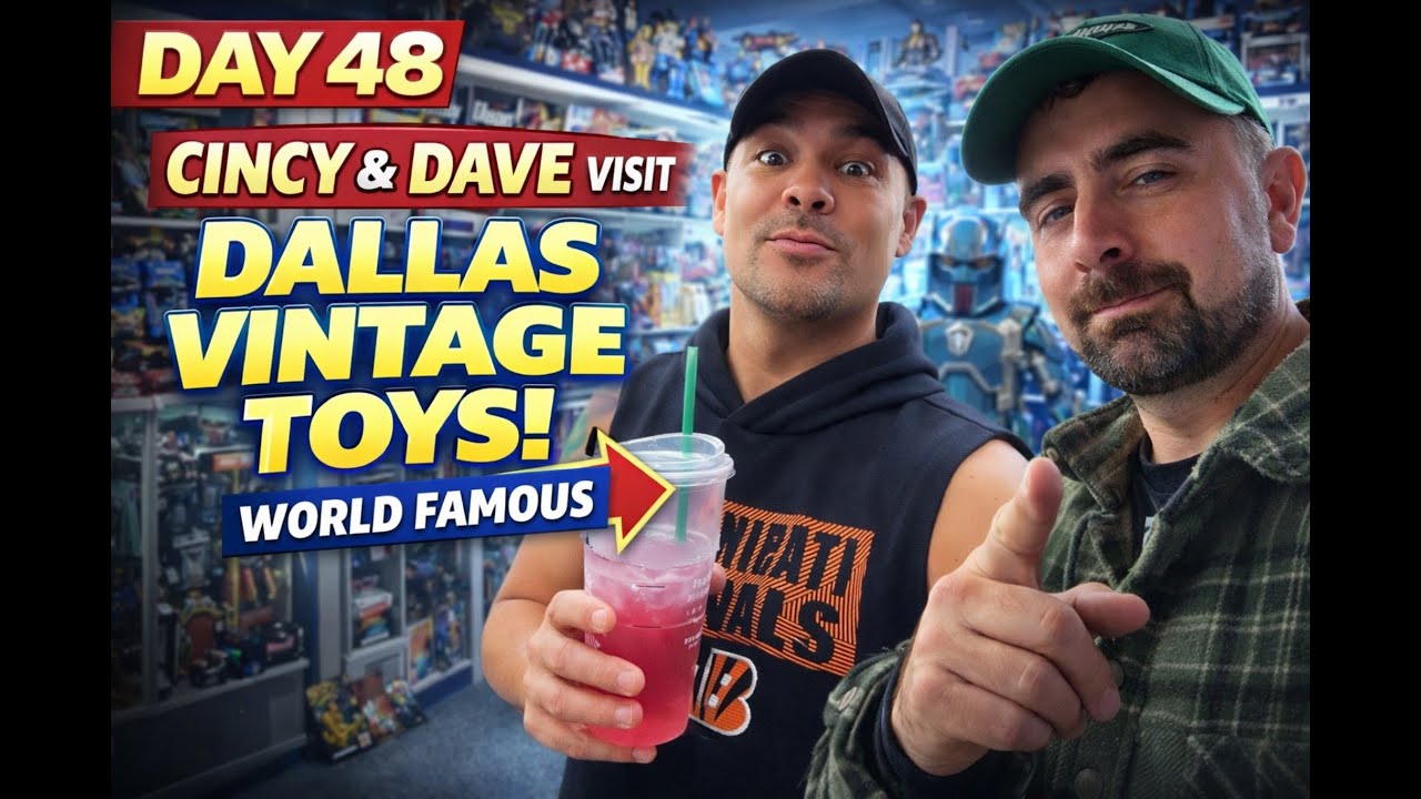 Day 48 Collecting Cash - Cincy Trades $1,000 in Toys at Dallas Vintage Toys!