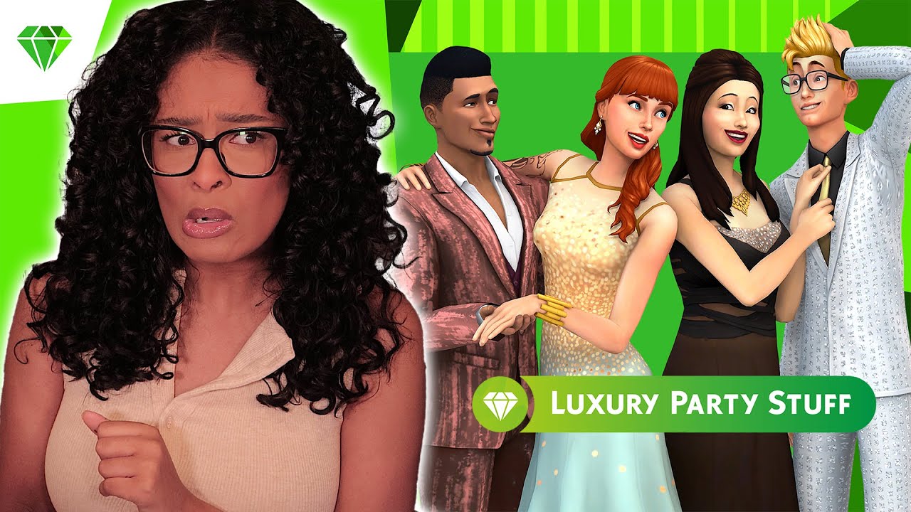 Роскошные вещи для вечеринки — это хорошо? | The Sims 4