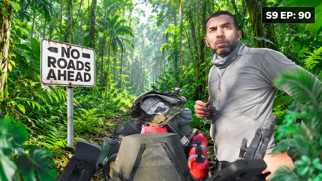 LOST IN THE JUNGLES OF BELIZE 🇧🇿 S9 EP 90 | Pakistan to Americas Motorcycle Tour