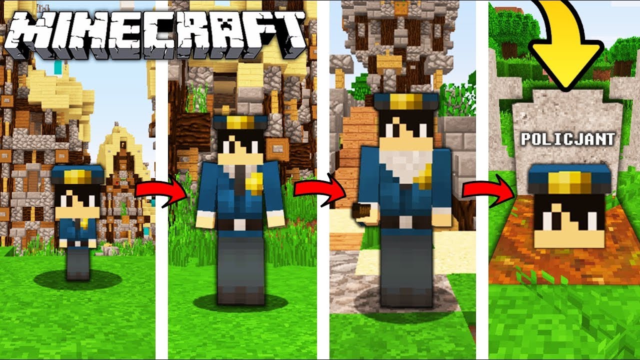 ŻYCIE POLICJANTA W MINECRAFT || OD NARODZIN DO ŚMIERCI
