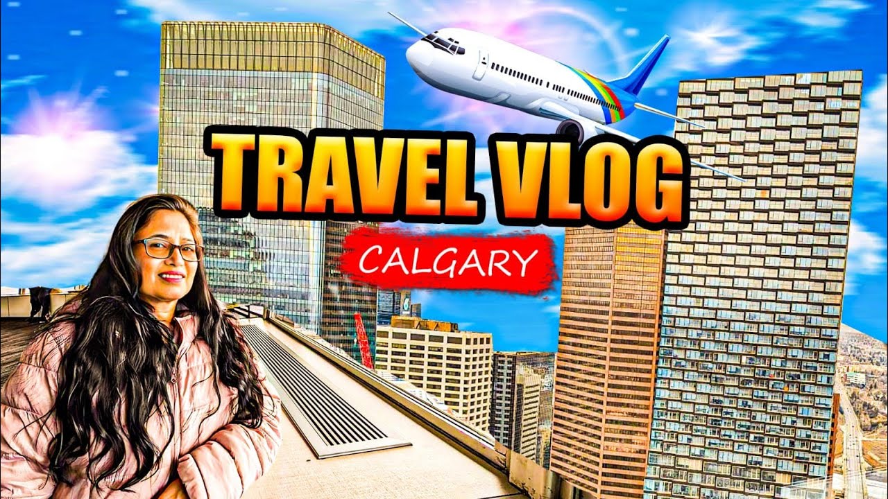 CALGARY Downtown Tour | Must visit Calgary Tower & Calcutta Cricket Club restaurant | Nandita