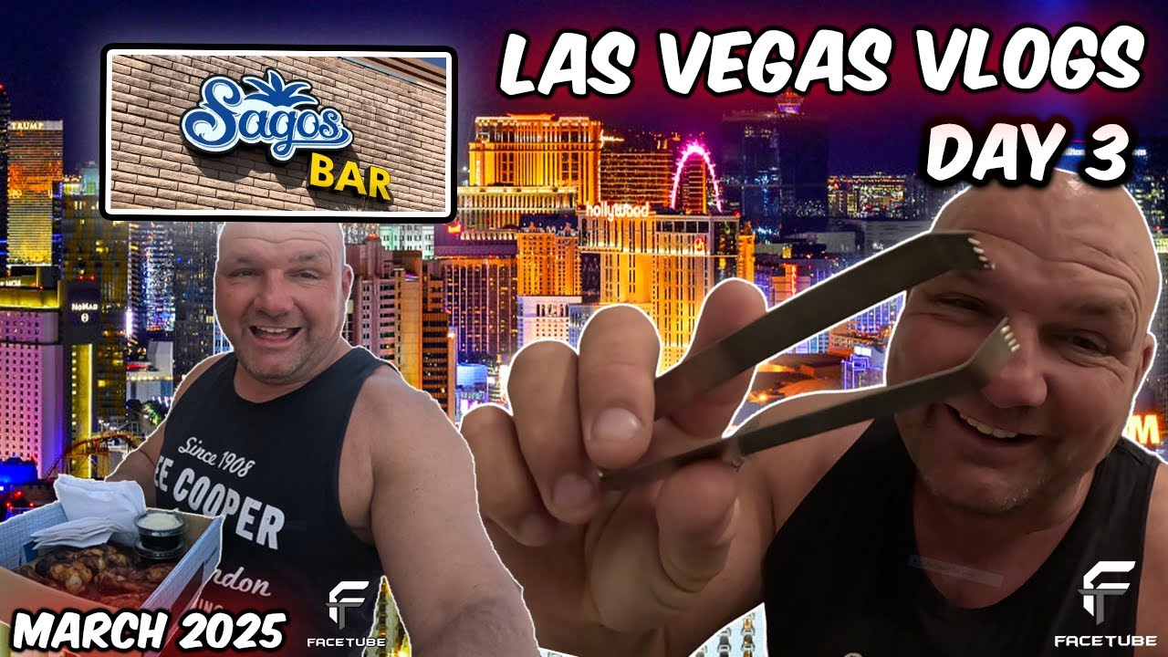 Las Vegas March Solo trip Day 3   STU is so BORING! | Blisters and ice pickers | BIG kitkats |