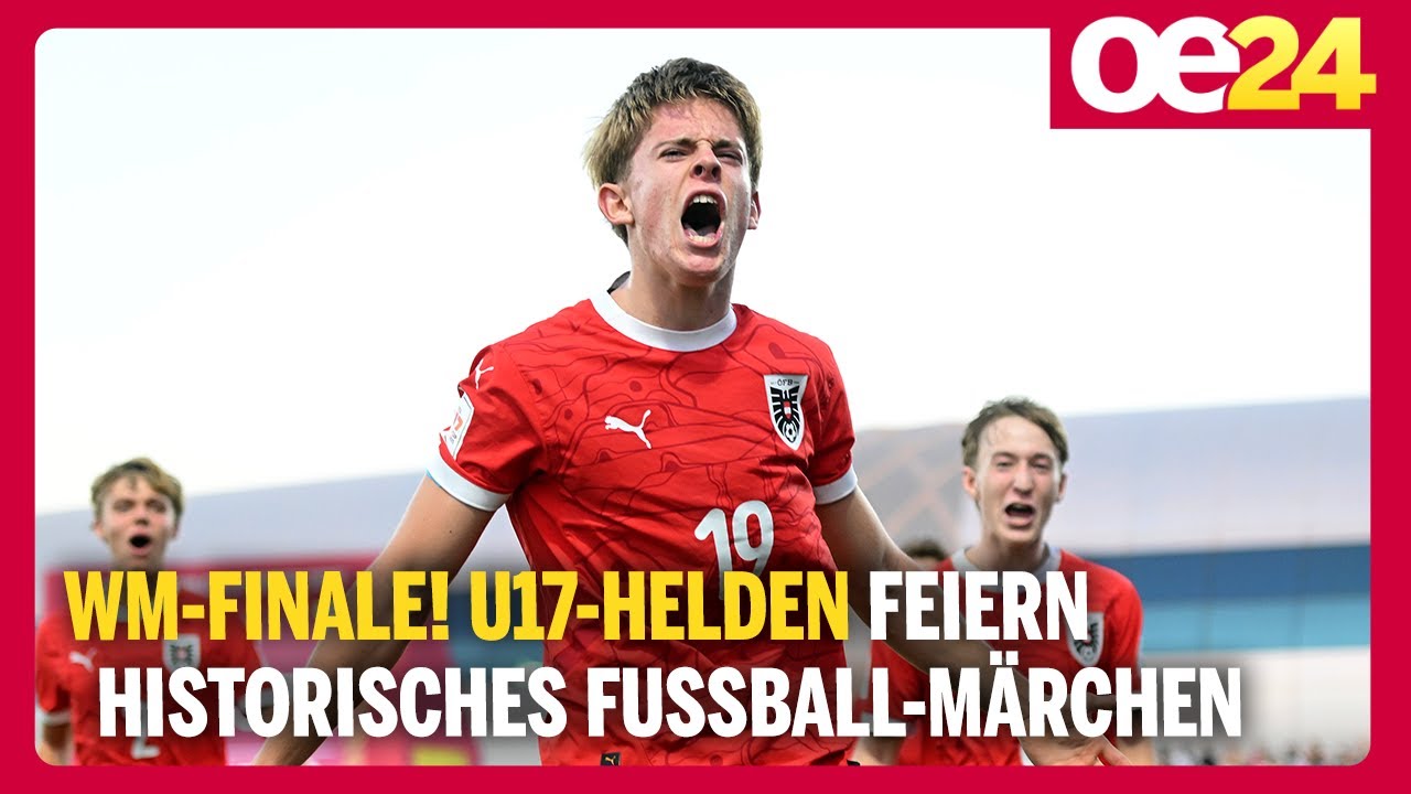 WM-FINALE! U17-Helden feiern historisches Fußball-Märchen in der Wüste