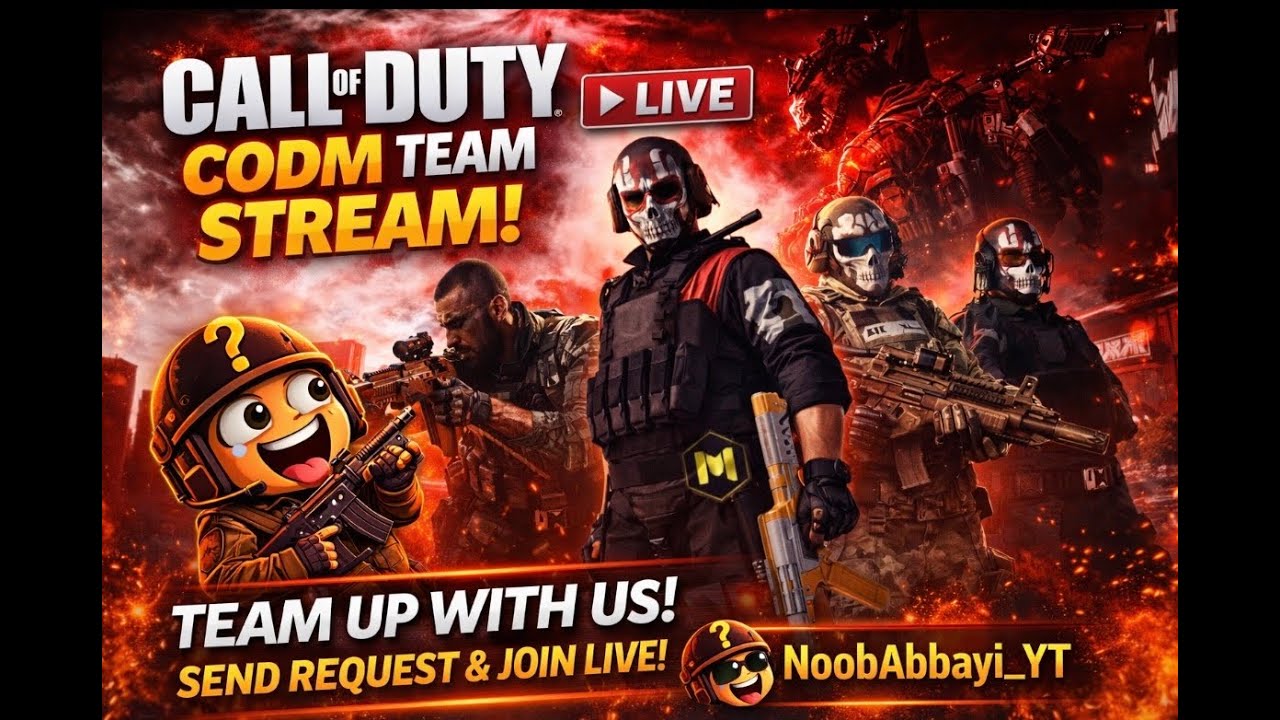 🔴 LIVE | Noob Gameplay 😄🔥 | CODM & Fun | NoobAbbayi_YT