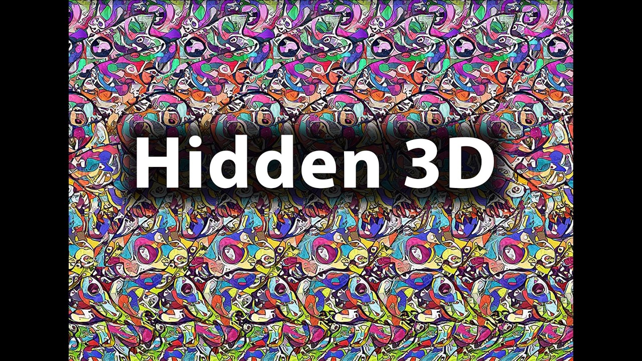 Hidden 3D Image &ndash; Visual Stillness Break