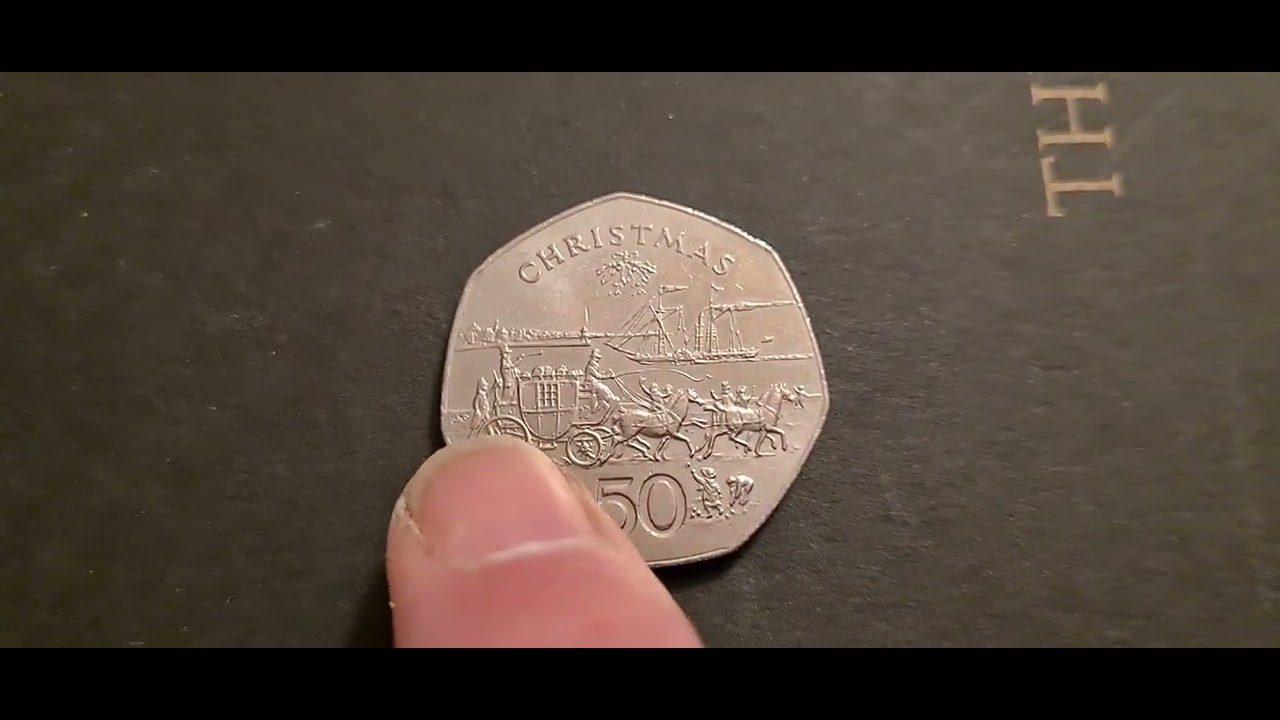 A super rare 1980 Isle of Man christmas 50p!!! 😁 😀