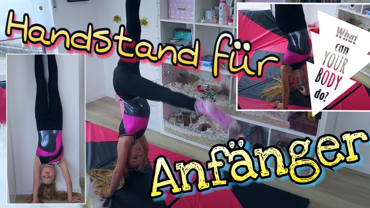 HANDSTAND lernen Anf&auml;nger Mavie's Turnstunde