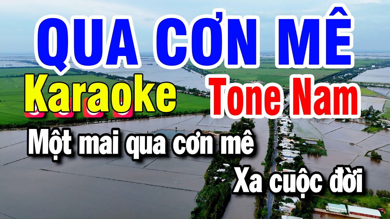 Karaoke Qua Cơn Mê Nhạc Sống Tone Nam 2026 | Karaoke Huỳnh Lê