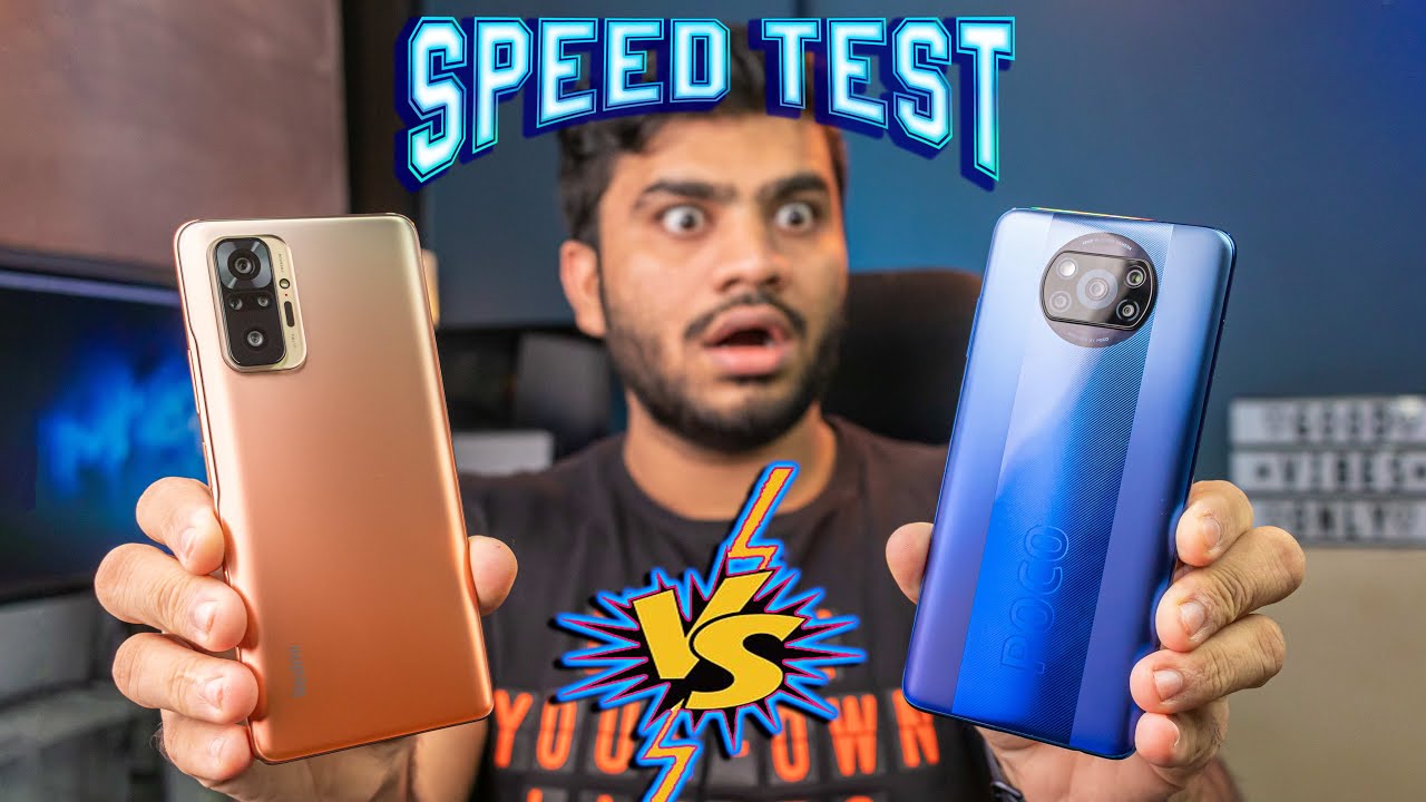 POCO X3 Pro vs Redmi Note 10 Pro {SD 732G vs SD 860} Speed Test - KHATARNAAK MUQABLA🔥