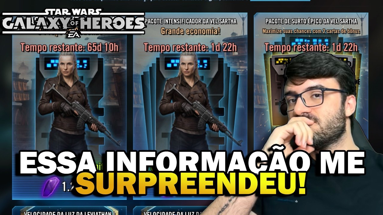 Essa informação me surpreendeu MUITO! SWGOH NEWS