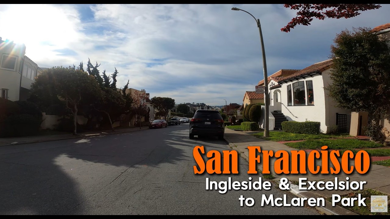 San Francisco: Ingleside & Excelsior to McLaren Park 4K Drive | Stunning Drives