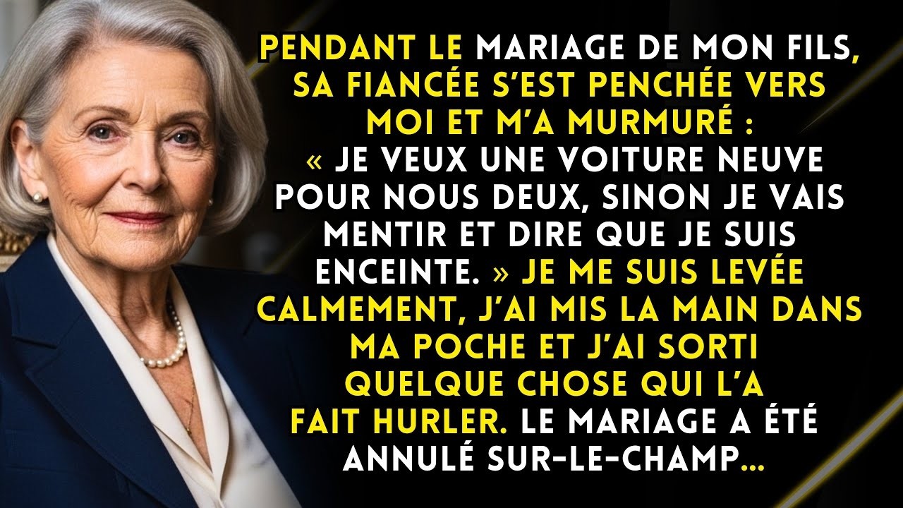 « Donne une voiture ou je mens » dit la fiancée de mon fils. Ce que j’ai fait a choqué tout le monde