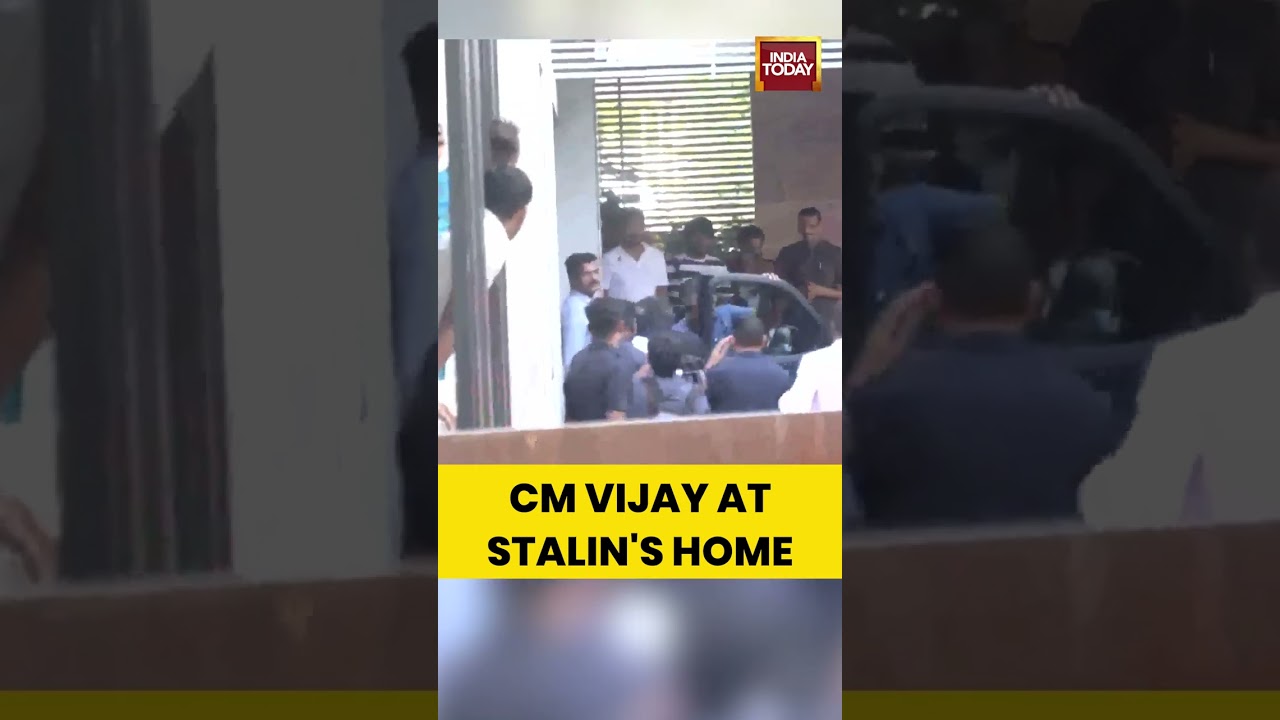 Tamil Nadu: CM Vijay Meets DMK President MK Stalin | Tamil Nadu Politics | DMK | TVK | Vijay News