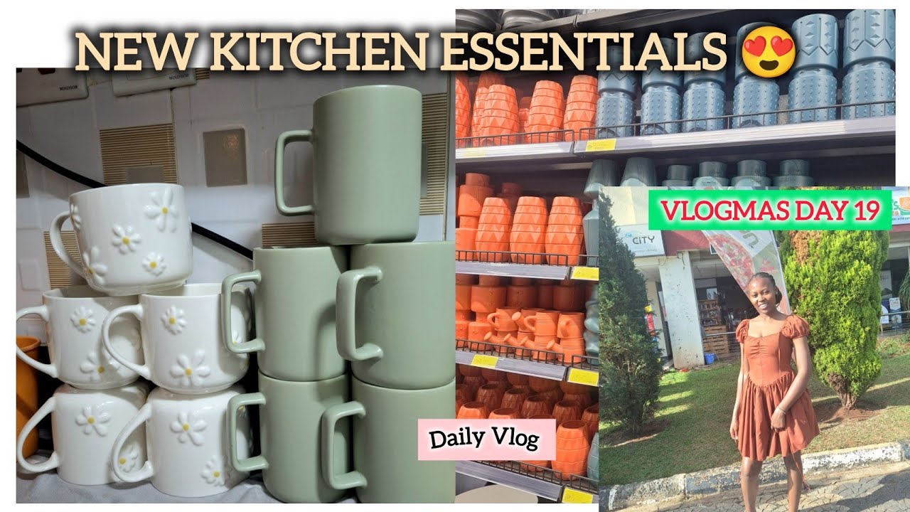 🌸SLOW LIVING IN KENYA 😍|NEW KITCHEN ESSENTIALS |CLEAN WITH ME| asmr | vlogmas day 19😍🎄