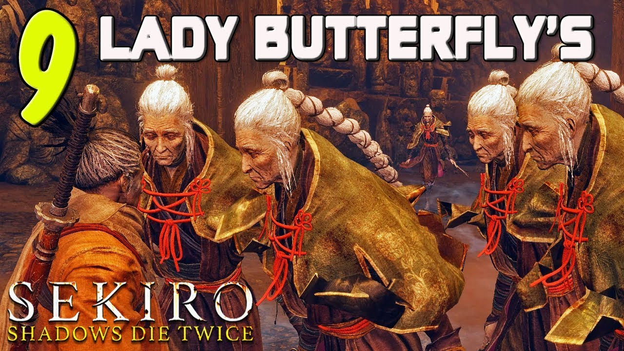SEKIRO GURU VS. 9 LADY BUTTERFLY'S! Hard Mod For Hirata Estate