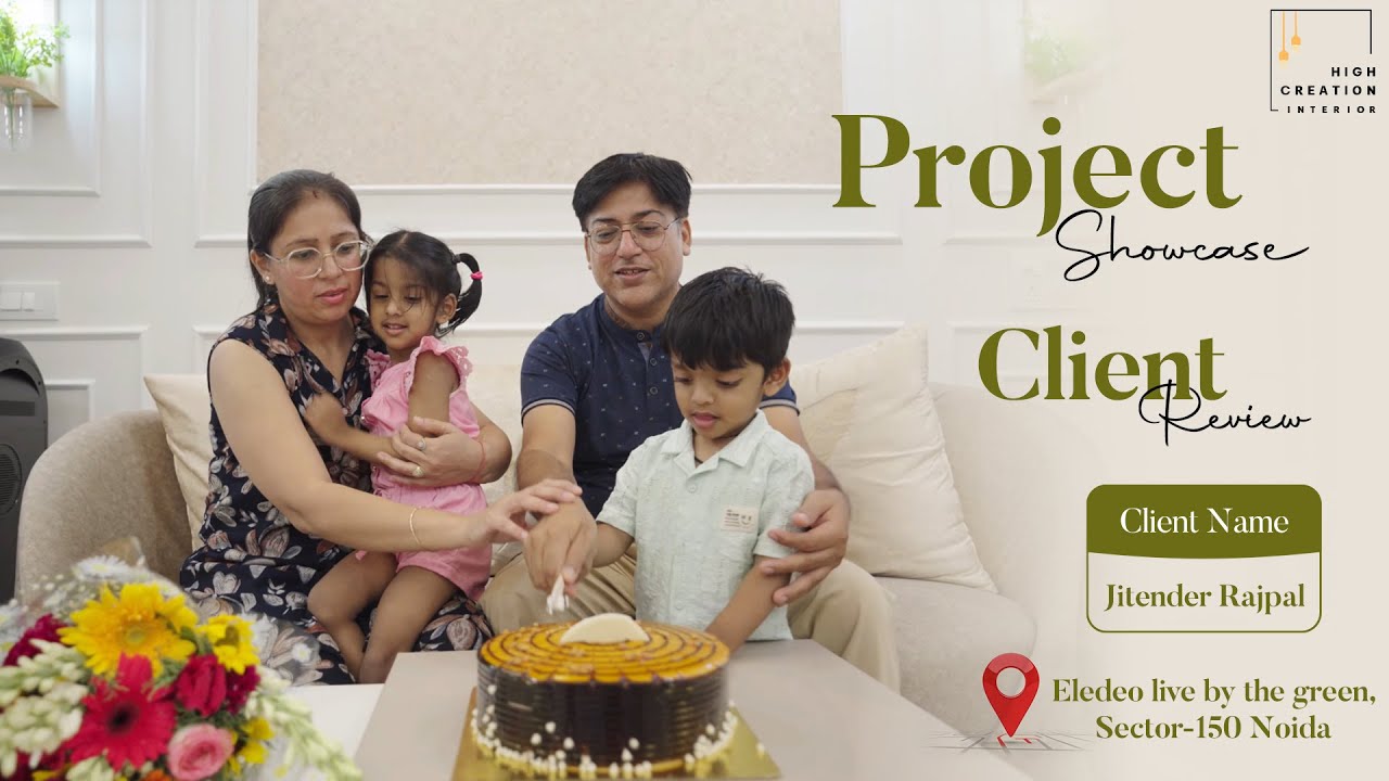 Jitender Rajpal's Modern 3BHK Home Tour at Eldeco Live By Greens, Sector 150 Noida | HC Interior