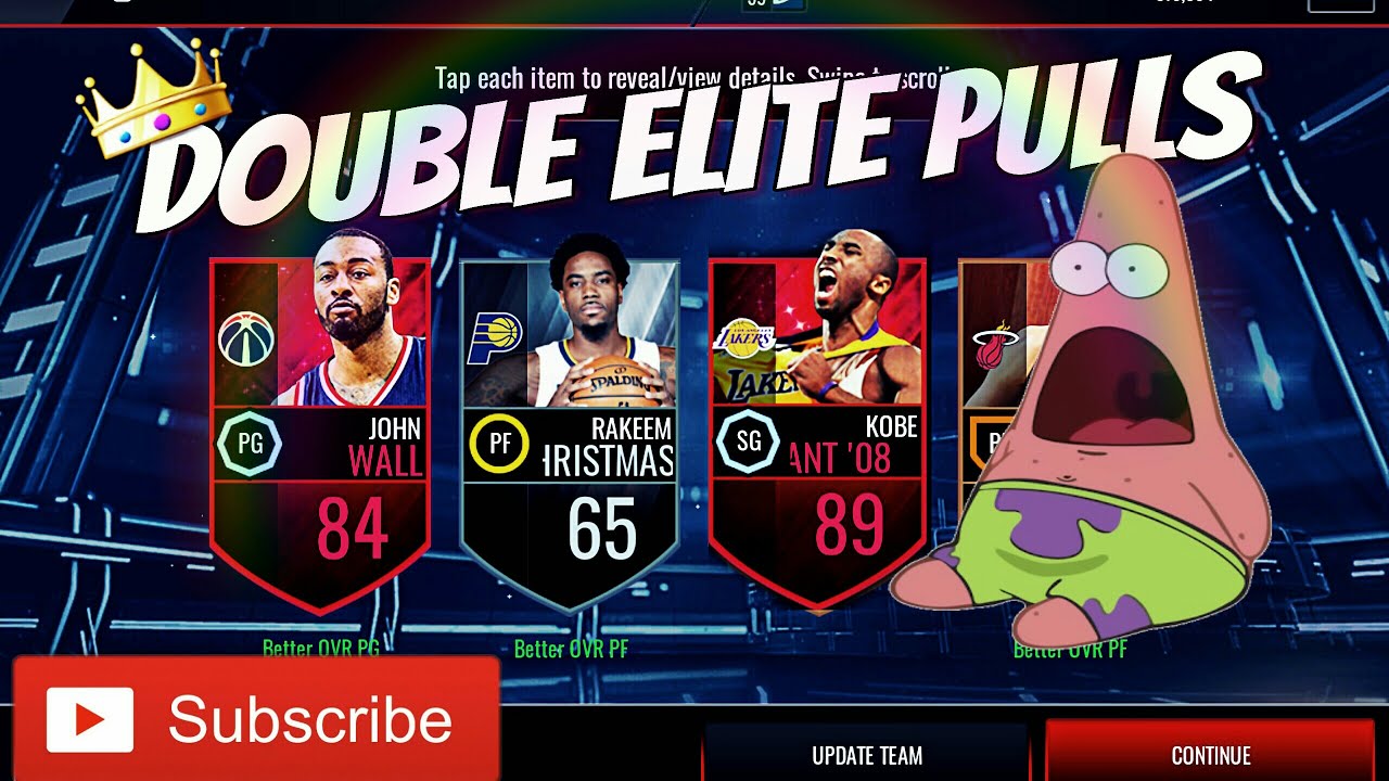 Top 10 Double Elite Pulls in NBA LIVE MOBILE!