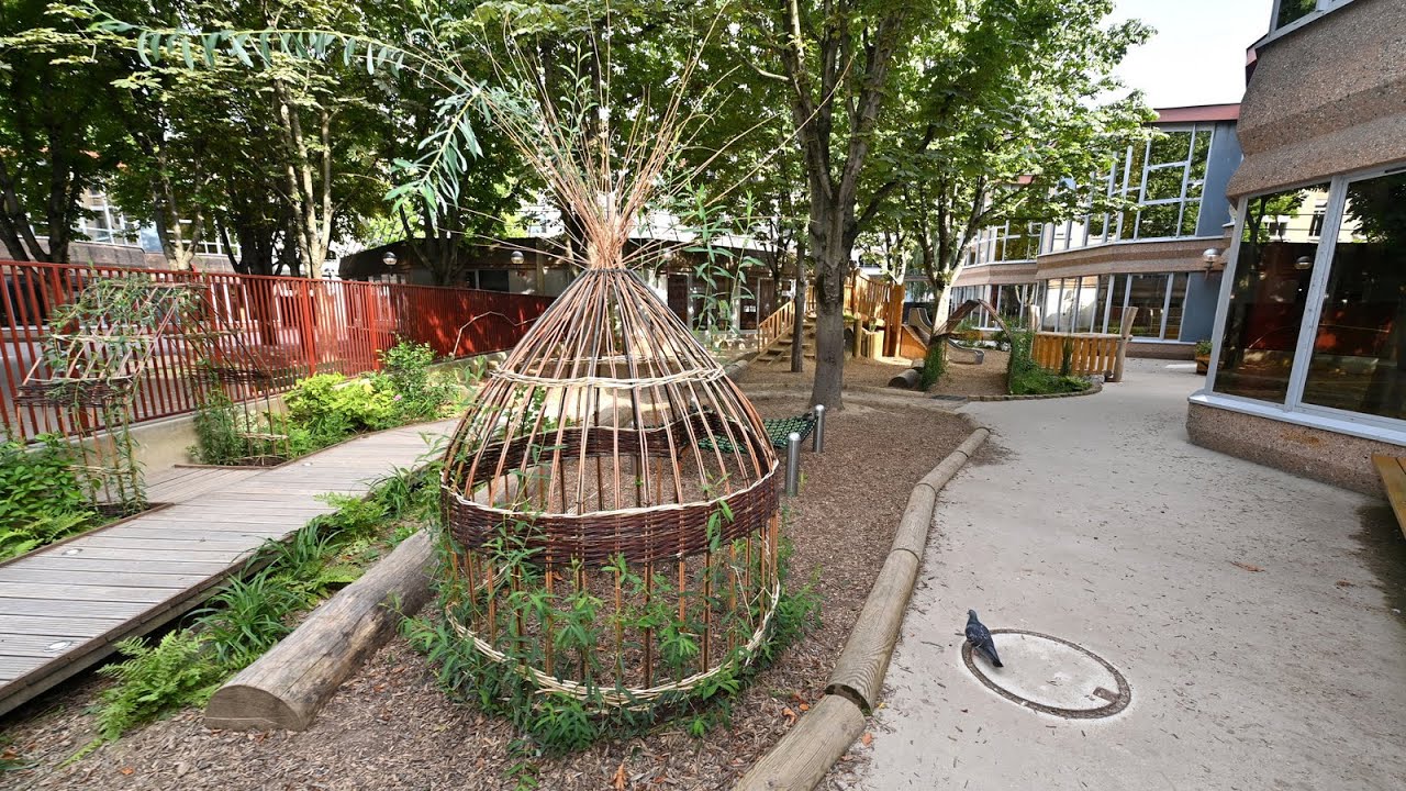 Cour Oasis école maternelle Emeriau Paris 15e