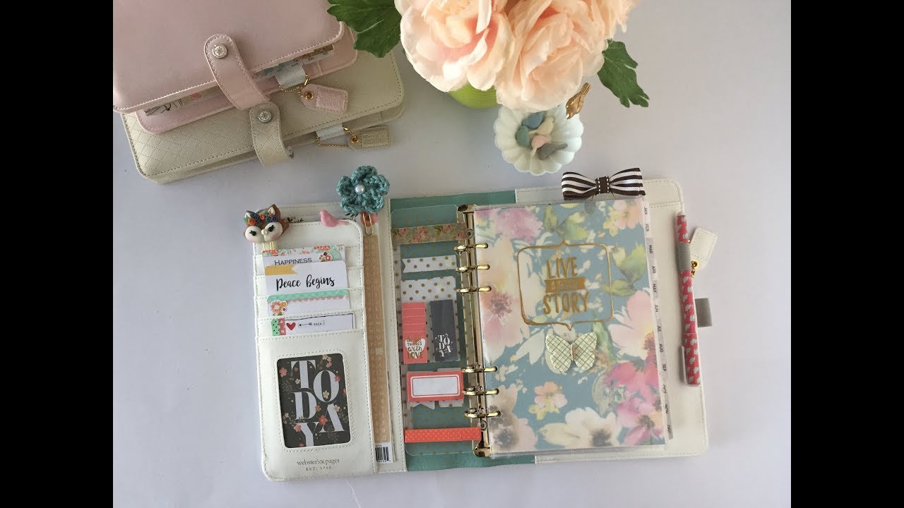 Planner set up - My Webster's Pages planner set up