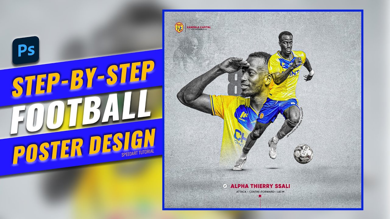 How to Design a Viral Football Poster in Photoshop EP5