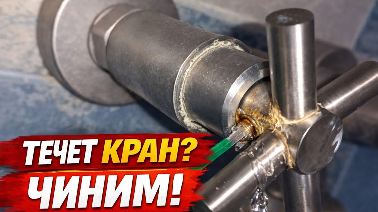 🚰 Потёк кран? Починил за 10 минут своими руками