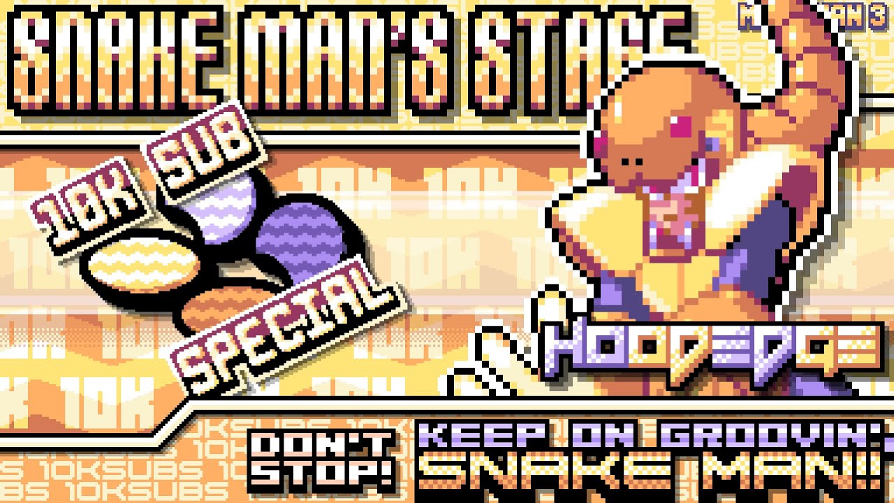 ★ 𝟏𝟎𝐊 𝐒𝐔𝐁𝐒 ★ Mega Man 3 - Don't Stop! Keep on Groovin', Snake Man!! ~ Snake Man's Stage 【SNES Remix】
