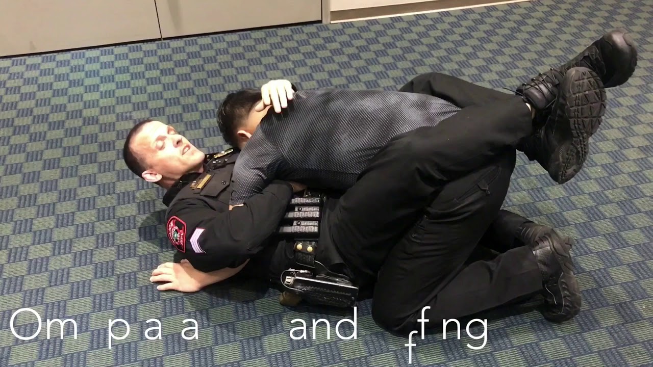 Jiu Jitsu for Law Enforcement Handcuffing out of an omoplata