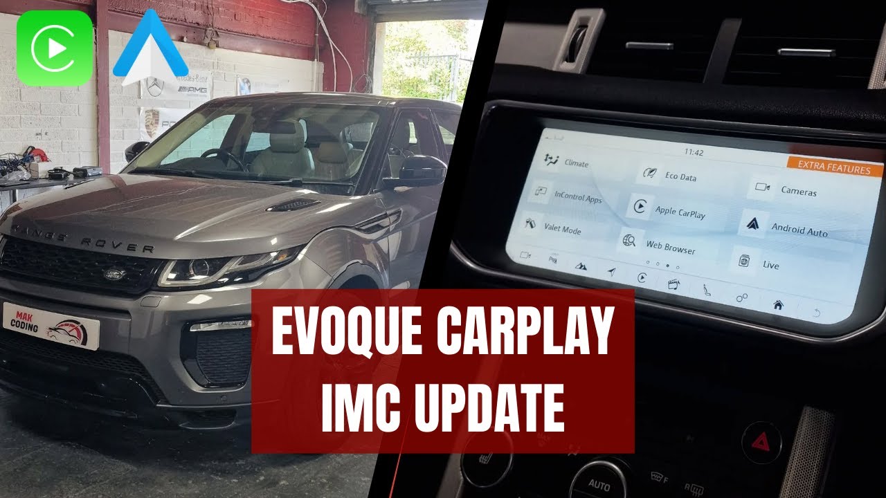 Updating Range Rover Evoque Headunit for Carplay/Android Auto + New UI | IMC Phase4