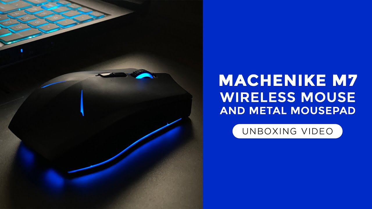 [UNBOXING] CHEAP GAMING MOUSE - Machenike M7 Play Wireless Rechargeable Mouse and Metal Mouse Pad