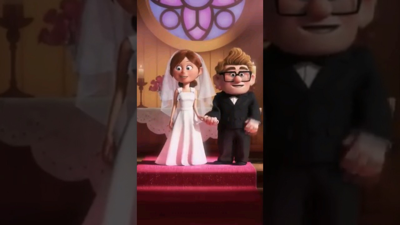 Carl & Ellie Pixar Cartoon Movie #kids #nursery #cutebaby #cartoon