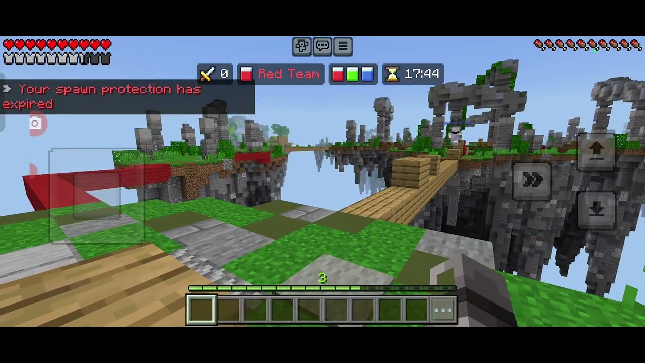 Playing Minecraft bed wars Hindi  game play #Minecraft