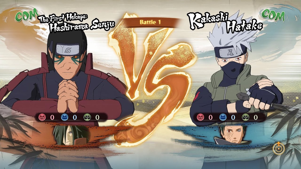 Hashirama and Madara vs Kakashi and Obito — Naruto Shippuden Ultimate Ninja Storm 4