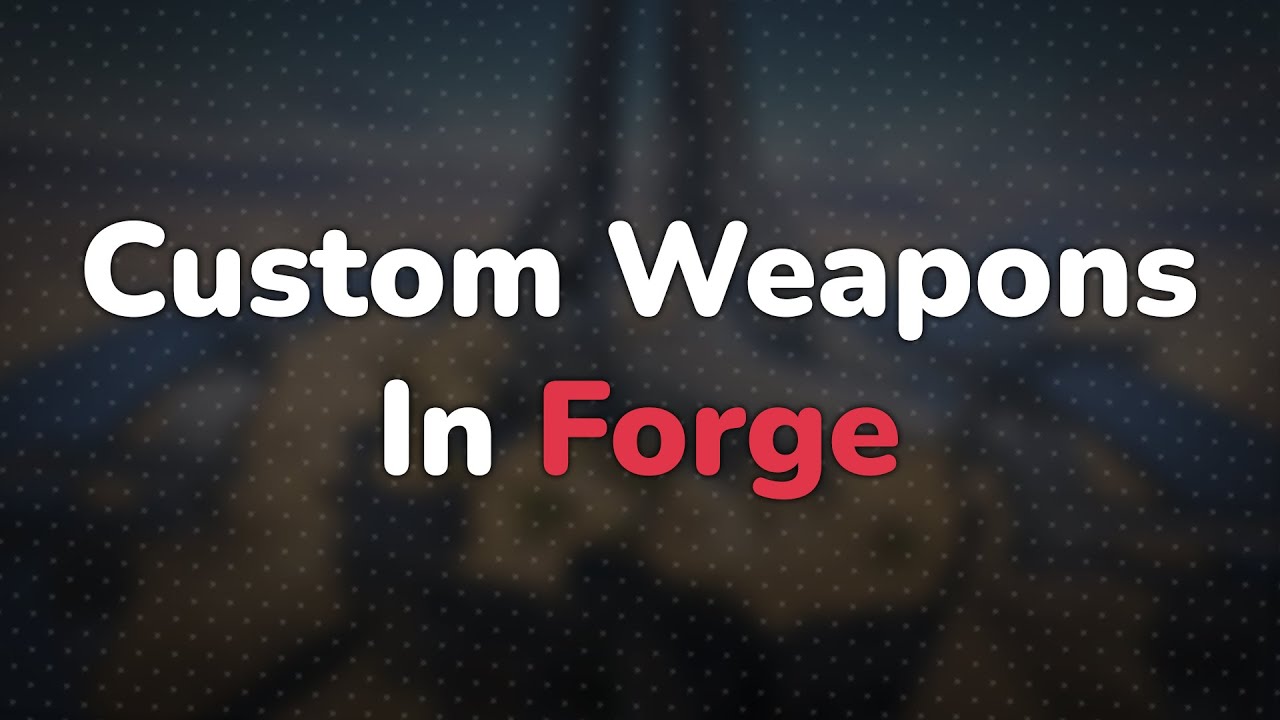 Halo Infinite Forge - Custom Weapons