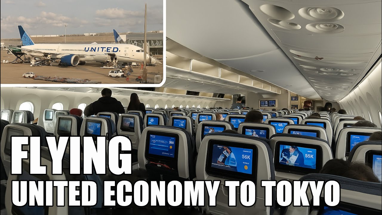 13 часов в кресле эконом-класса United Airlines | Рейс 787-10 Dreamliner из Чикаго в Токио