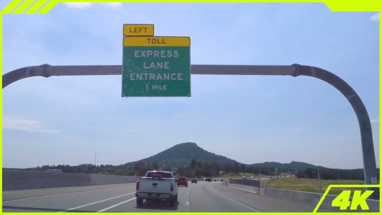 I-25 Drive Castle Rock to Colorado Springs – Clear Blue Sky Cybertruck POV (August 2025)