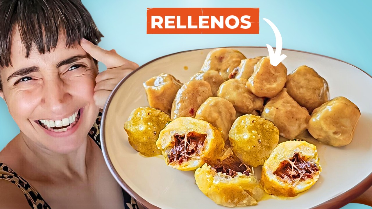 ÑOQUIS DE CALABAZA RELLENOS PASO A PASO