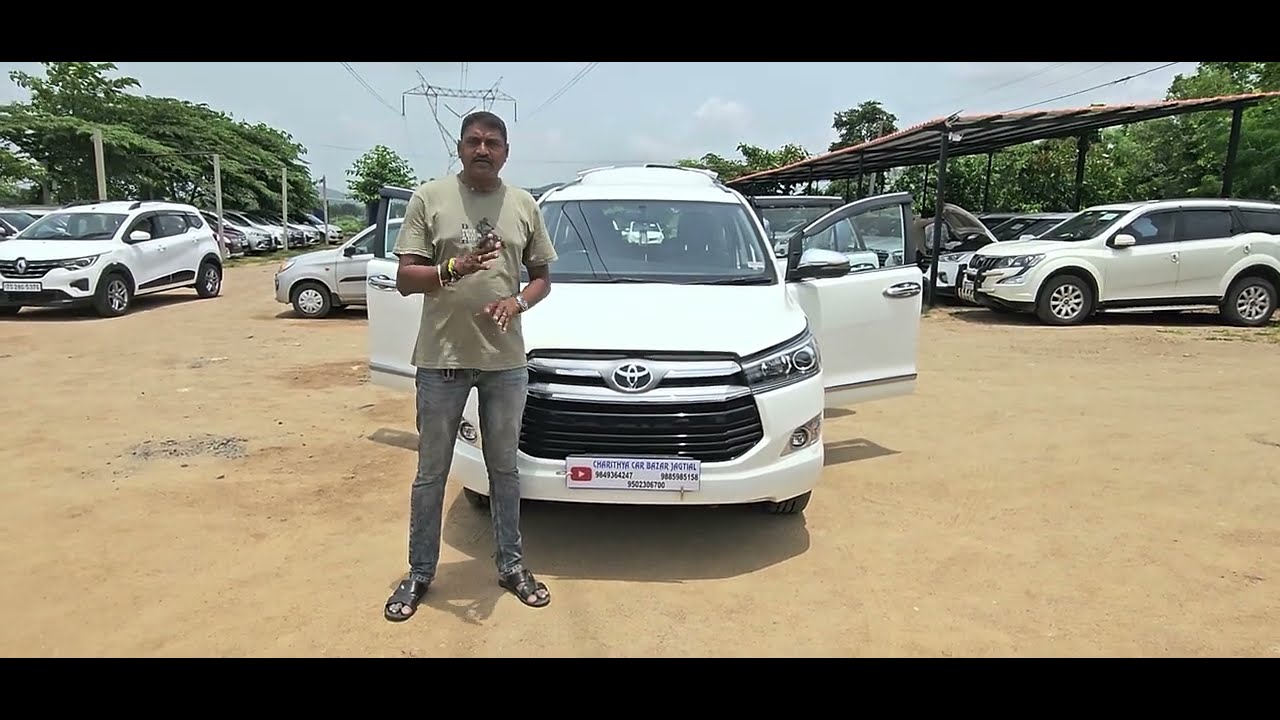 2019/4 టొయోట INNOVA CRYSTA 2.4Z డీజిల్ అమ్మబడును 9885985158🙏🙏🙏