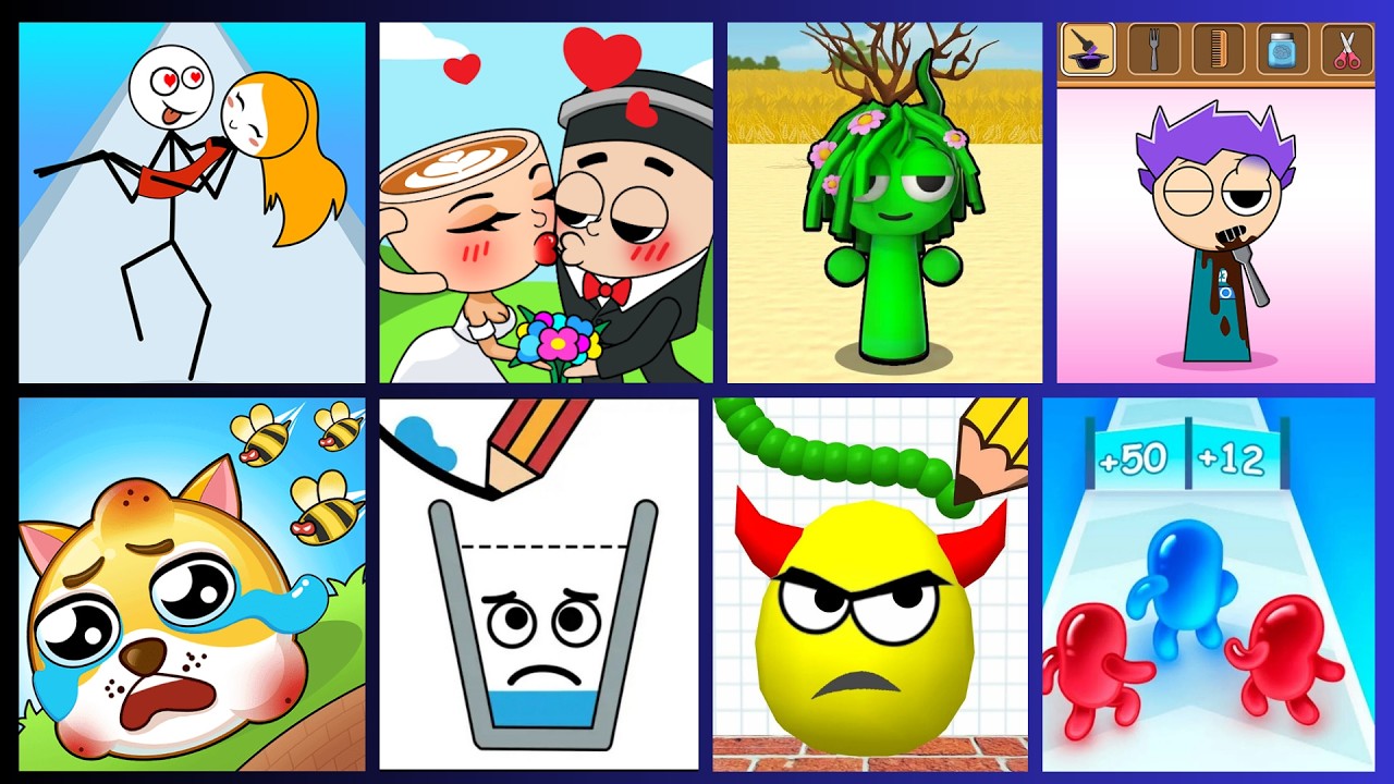 Spranky Run,Sprunki Transformer ,Save the Doge, ,Happy Glass,Race Master,Join Blob Clash