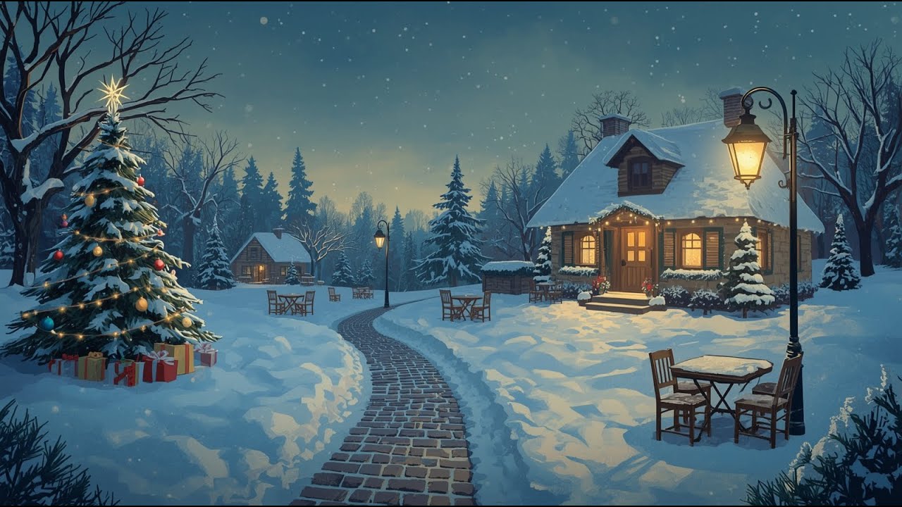 Instrumental Christmas Music 🔥 Soothing Christmas Ambience 🎄 Relaxing Christmas Music 🎵🎄❄️