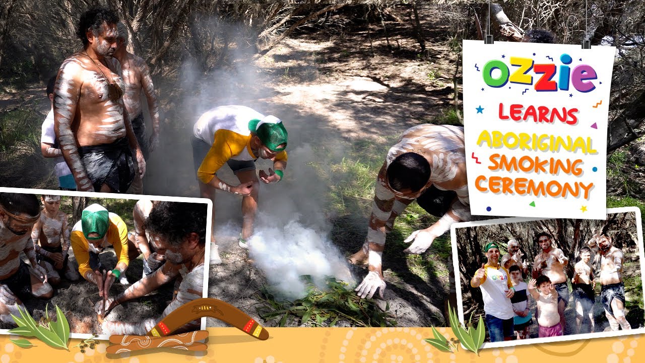 Aboriginal Smoking Ceremony For Kids | Learn About Indigenous Culture With Ozzie