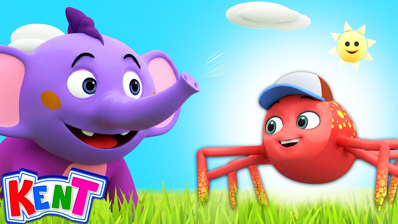 Incy Wincy Spider and More Animal Nursery Rhymes by Kent The Elephant