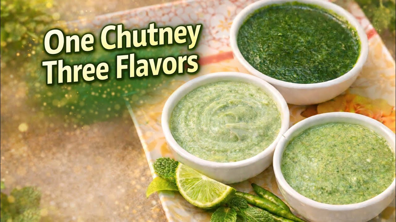 One Chutney, Three Delicious Flavors – Easy Homemade Recipe