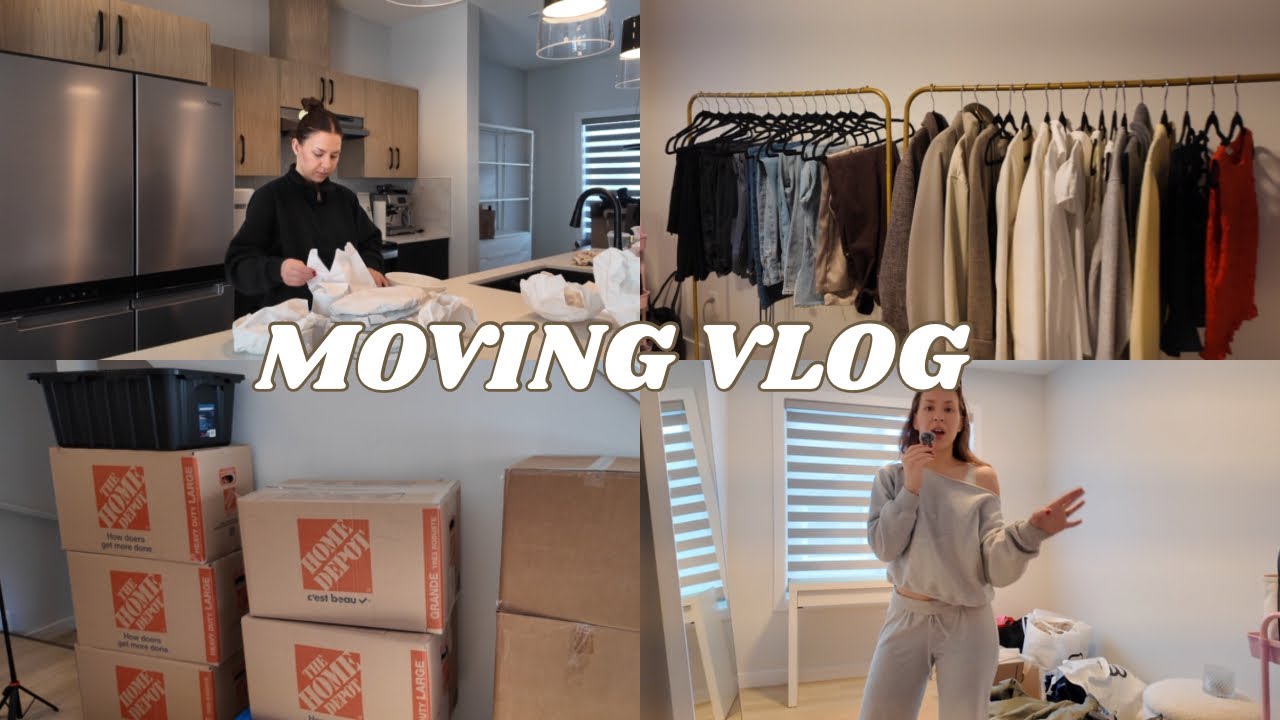 MOVING SERIES PT. 1 | new house tour, kitchen & closet organization🏡